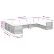 Afuera Living Contemporary Synthetic Poly Rattan  Sofa Set in Black/Cream