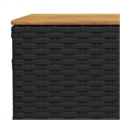 Afuera Living Contemporary 10 Piece Poly Rattan Sofa Set in Black