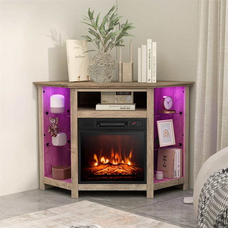 Afuera Living Fireplace TV Stand & 18