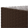 Afuera Living Contemporary 6 Piece Poly Rattan Lounge Set in Green/Brown