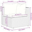 Afuera Living Contemporary 11 Piece Poly Rattan Large Lounge Set in Gray