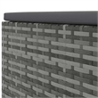 Afuera Living 7 Piece Poly Rattan Lounge Set in Gray/Anthracite