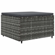 Afuera Living Contemporary 8 Piece Poly Rattan Lounge Set in Gray