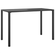Afuera Living Steel Large Stackable Garden Dining Set in Anthracite/Gray