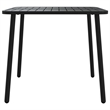 Afuera Living Steel Small Stackable Garden Dining Set in Anthracite/Gray