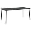 Afuera Living Steel Medium Stackable Garden Dining Set in Anthracite/Gray