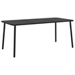 Afuera Living Steel Medium Stackable Garden Dining Set in Anthracite/Gray