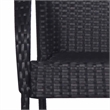 Afuera Living Solid Acacia Wood Standard Stackable Dining Set in Black