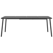 Afuera Living Steel Large Stackable Garden Dining Set in Anthracite/Gray