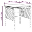 Afuera Living PE Rattan Large Durable Garden Dining Set in Gray PE Rattan