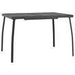Afuera Living Steel Medium Stackable Garden Dining Set in Anthracite/Gray