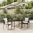Afuera Living Poly Rattan Regular Modular Garden Dining Set in Black