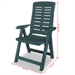 Afuera Living Green Plastic Medium Foldable Outdoor Dining Set