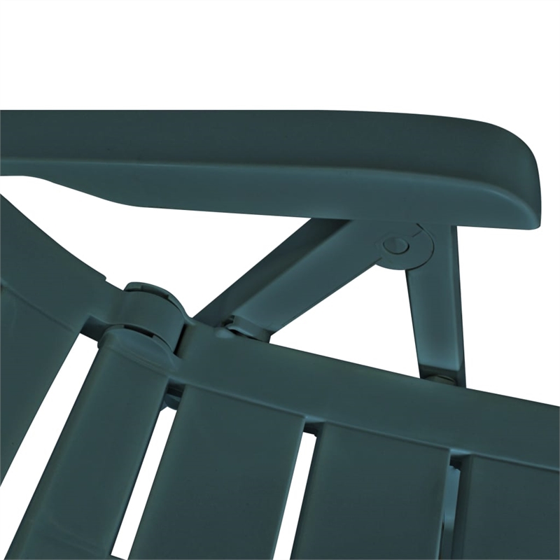 Afuera Living Green Plastic Medium Foldable Outdoor Dining Set