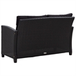 Afuera Living PE Rattan Medium Rectangular Dining Set in Black