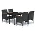 5-piece Rectangle Table