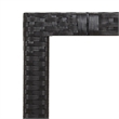 Afuera Living Contemporary Synthetic Poly Rattan Garden Dining Set in Black