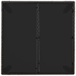 Afuera Living Contemporary Synthetic Poly Rattan Garden Dining Set in Black