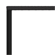 Afuera Living Contemporary Synthetic Poly Rattan Garden Dining Set in Black