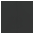 Afuera Living Contemporary Synthetic Poly Rattan Garden Dining Set in Black