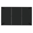 Afuera Living Contemporary Synthetic Poly Rattan Garden Dining Set in Black