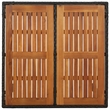 Afuera Living Contemporary Synthetic Poly Rattan Garden Dining Set in Black
