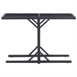 Afuera Living Poly Rattan/Powder-Coated Steel Dining Set in Black