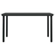 Afuera Living Contemporary PE Rattan Durable Garden Dining Set in Black