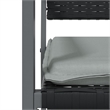 Afuera Living Contemporary Rectangular Patio Dining Set in Black