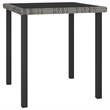 Afuera Living Dining Set in Gray Poly Rattan Medium Lightweight Dining Set