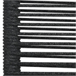 Afuera Living Cotton Rope & Powder-Coated Steel Garden Dining Set in Black