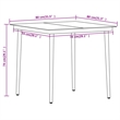 Afuera Living Powder-Coated Steel & PVC Rattan Stackable Dining Set in Black