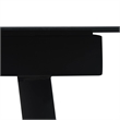 Afuera Living Dining Set in Black Glass Large Durable Dining Set Rectangular