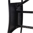 Afuera Living PE Rattan/Powder-Coated Steel/Glass Garden Dining Set in Black