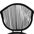 Afuera Living 3-Piece Dining Set in Black PVC Rattan/Powder-Coated Steel/Glass