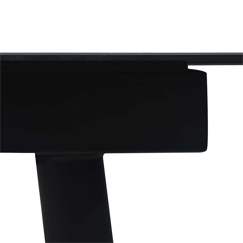 Afuera Living Black Powder-Coated Steel Large Durable Dining Set