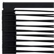 Afuera Living Black Powder-Coated Steel Large Durable Dining Set