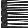 Afuera Living Cotton Rope Medium Stackable Garden Dining Set in Black