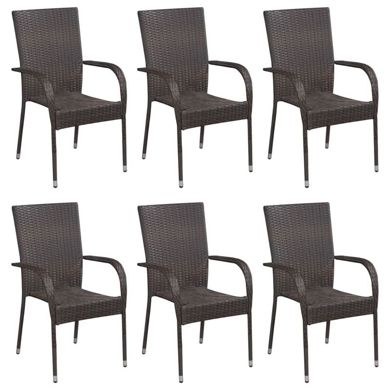 Afuera Living Solid Acacia Wood Large Rectangular Dining Set in Brown