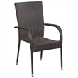 Afuera Living Solid Acacia Wood Large Rectangular Dining Set in Brown