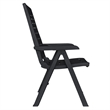 Afuera Living Outdoor Dining Set in Anthracite Plastic Foldable