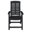 Afuera Living Outdoor Dining Set in Anthracite Plastic Foldable