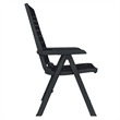 Afuera Living Outdoor Dining Set in Anthracite Plastic Foldable