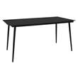 Afuera Living Garden Dining Set in Black PVC Rattan Medium Durable