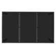 Afuera Living Poly Rattan Large Modular Garden Dining Set in Black
