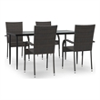Afuera Living PE Rattan Large Stackable Garden Dining Set in Brown