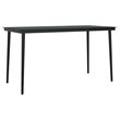 Afuera Living PE Rattan & Glass Large Garden Dining Set in Brown