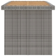 Afuera Living Outdoor 7 Piece Dining Set in Gray Poly Rattan