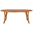 Afuera Living Solid Acacia Wood Large Stackable Dining Set in Black