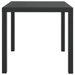 Afuera Living Gray Poly Rattan Medium Light Weight Dining Set